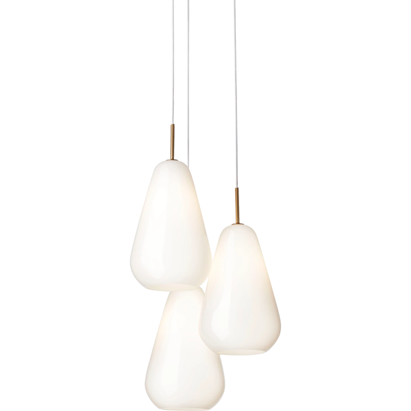 Anoli 3 Lysekrone Nordic Gold / Opal