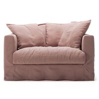 Betræk Til Le Grand Air Love Seat Hør Tender Blush