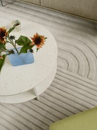Halves Salongbord 85 cm Off-white Terrazzo