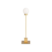 Snowball Bordlampe Messing
