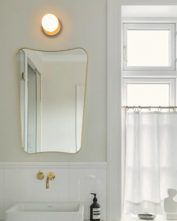Liila 1 Vägg-/Taklampa 140 mm Mörk Brons / Opal