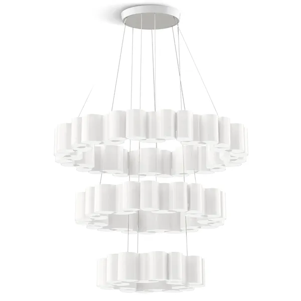 Honey Lysekrone 110 cm Opalhvid