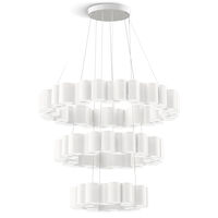 Honey Lysekrone 110 cm Opalhvid