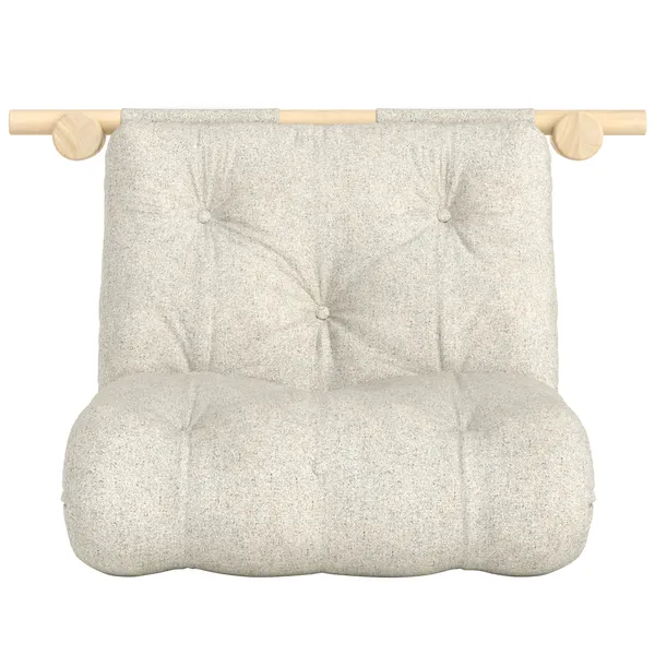 Hooked Chair Bed Soft Chalk