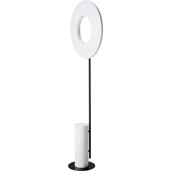 Iris Totem Golvlampa 50 cm Vit / Vit Marmor
