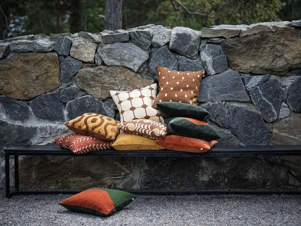 Roma Tyynynpäällinen Terracotta/Forest Green 50x50 cm