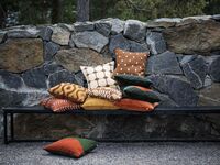 Roma Tyynynpäällinen Terracotta/Forest Green 50x50 cm