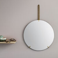 Wall Mirror Brass