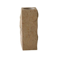 Edge Vase Small Limestone