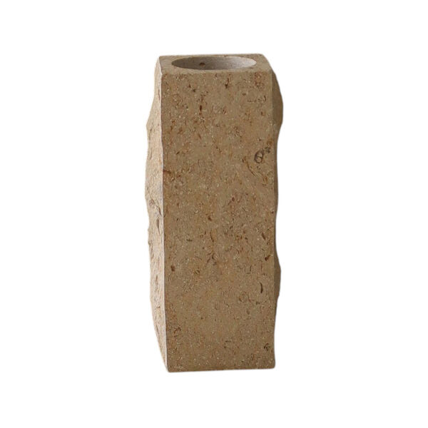Edge Vase Small Limestone