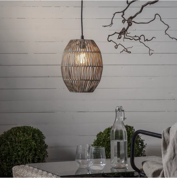 Linde Lampshade 30 cm Grey Beige