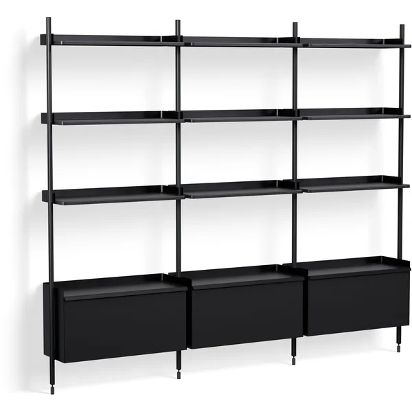 Pier System 133 3 columns PS Black / Black