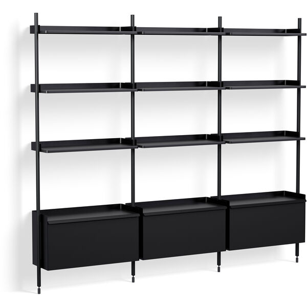 Pier System 133 3 columns PS Black / Black
