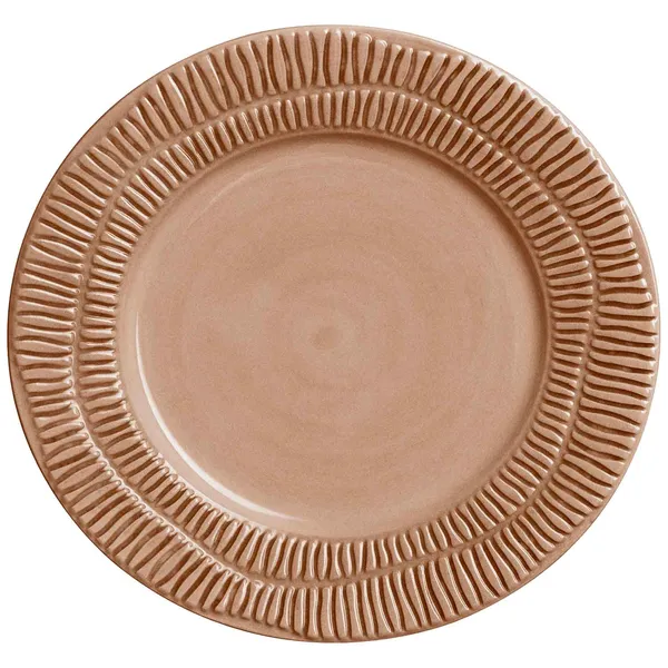 Stripes Tallerken 21 cm Cinnamon