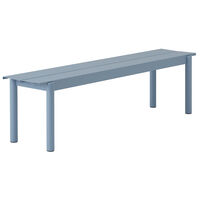 Linear Bänk Stål 170 cm Pale Blue