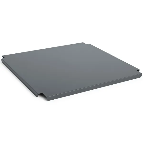 Colour Crate Metal Large Square Lokk Charcoal