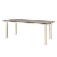 Atura Spisebord 200x90 cm Cashmere / Tinded Glass