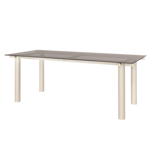 Atura Spisebord 200x90 cm Cashmere / Tinded Glass