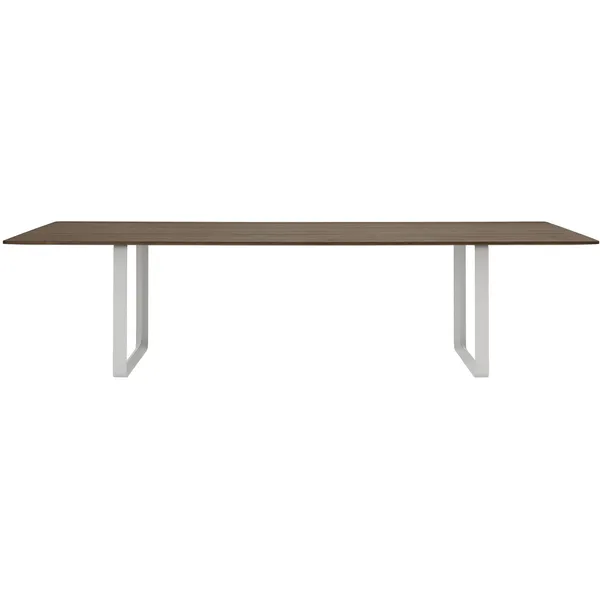 70/70 Bord 108x295 cm Massiv Røget Eg / Gråt