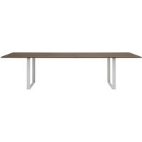 70/70 Bord 108x295 cm Massiv Røget Eg / Gråt