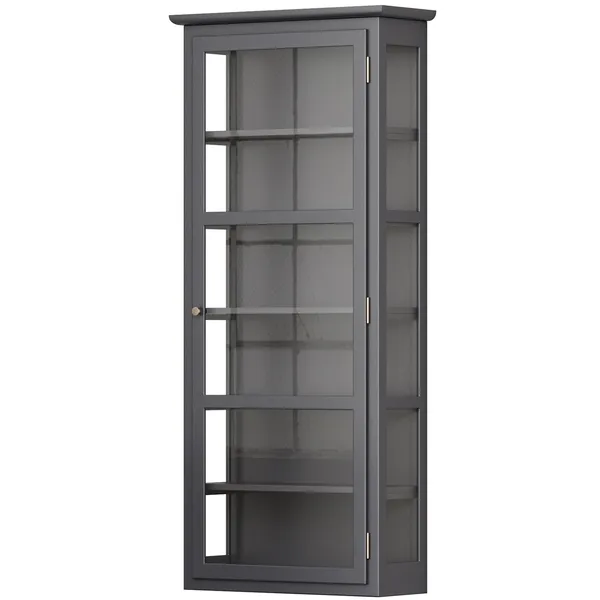 N4 Vitrineskap Anthracite