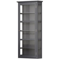 N4 Vitrineskap Anthracite