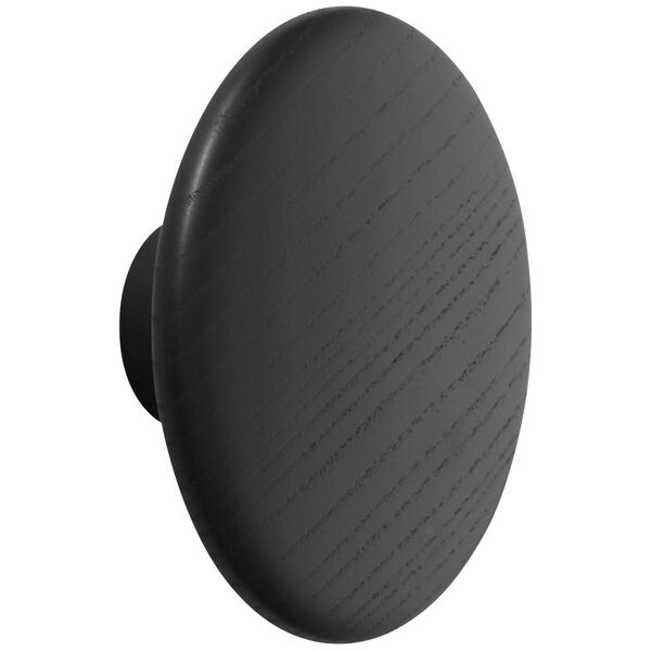 Dots Krog Træ Ø17 cm Sort