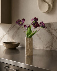 Edge Vase Small Limestone