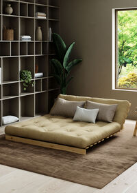 Roots 160 Sovesofa Med Madras Raw / Clay Brown