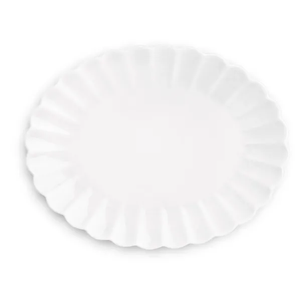 Oyster Fat 35x30 cm Vit