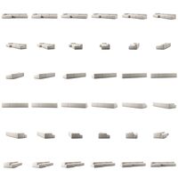 Grand 5-Personers Sofa chaiselong Venstre Moon White