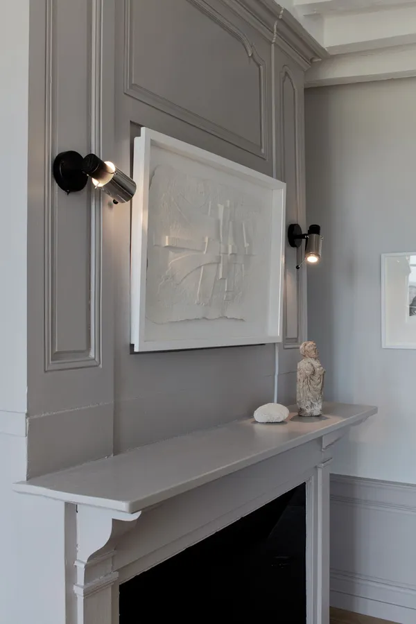 Biny-Spot Vegglampe Sort/Gull