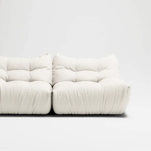 MONO 2-Personers Sofa Steam White