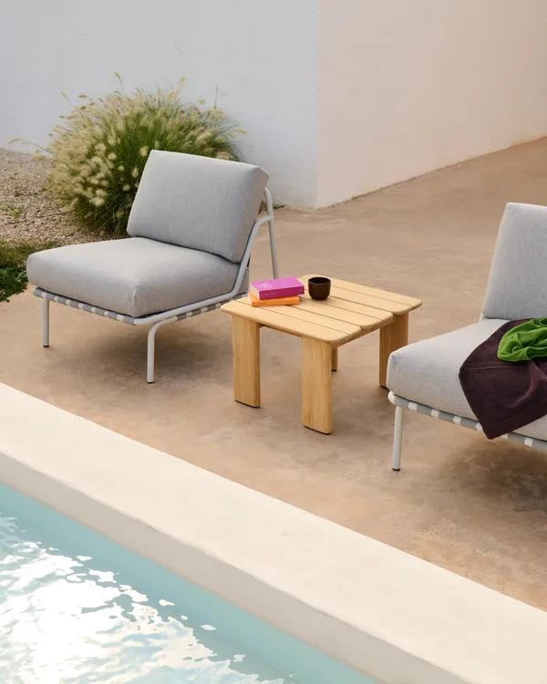 Assemble Sofabord Teak 55x55 cm