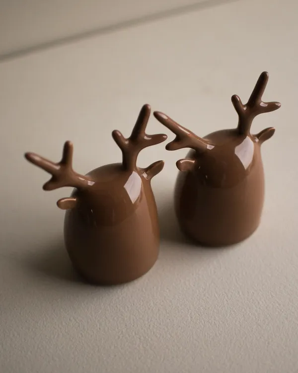 Deer Twins Dekorationer Nougat