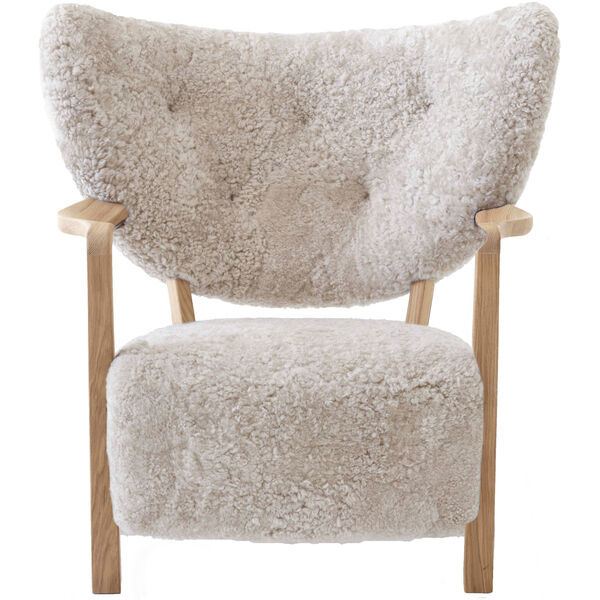 Wulff ATD2 Loungefåtölj Oak/sheepskin Moonlight