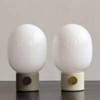 JWDA Bordlampe Alabaster White / Messing