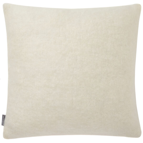 Mohair Pudebetræk 50x50 cm Bright White