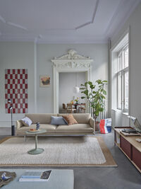 Outline Sofa 3-seters Ecriture 240 / Polert Aluminium