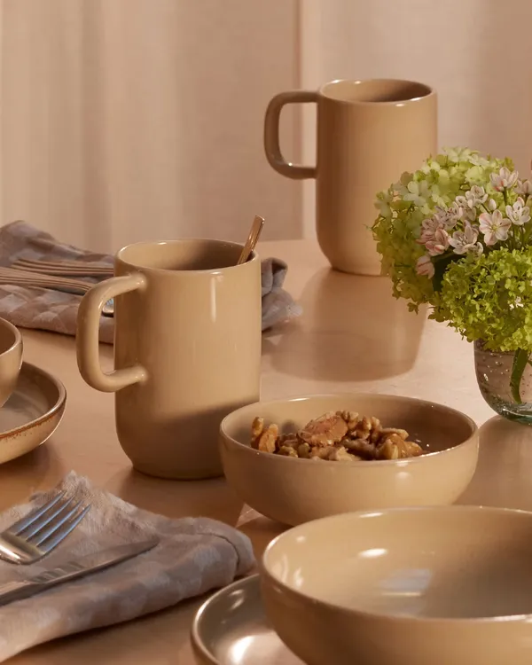 BON Muki 4 kpl:n pakkaus Beige