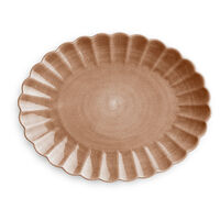 Oyster Fat 35x30 cm Cinnamon