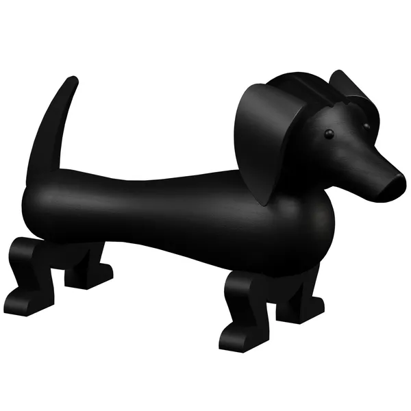 Hund Trefigur 185 cm