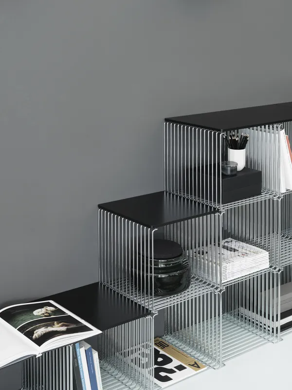 Panton Wire Toppanel 257x348 cm Sort
