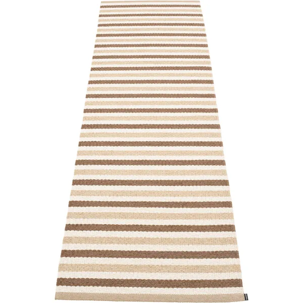 Teo Matta Brun / Beige / Vanilj 70x240 cm