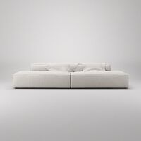 Grand 4-Personers Sofa åbne ender Moon White