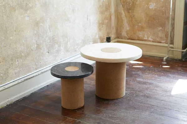 Sintra Bord Sort Marmor Ø 39 cm
