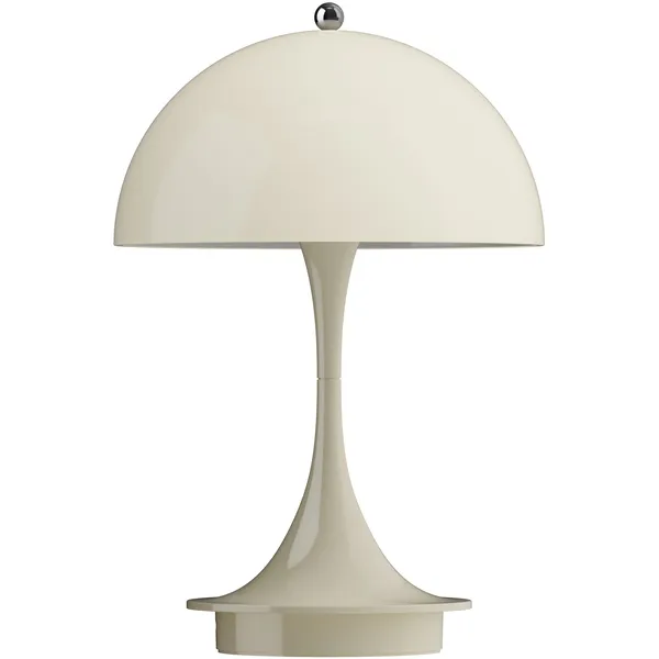 Panthella 160 Bordlampe Bærbar V3 Opal Beige