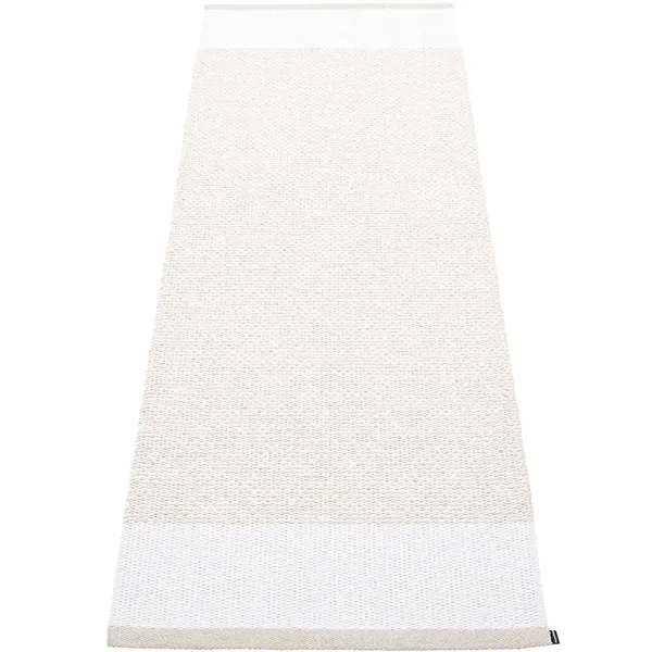 Edit Tæppe Fossil / White / White Metallic 85x260 cm