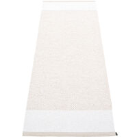 Edit Tæppe Fossil / White / White Metallic 85x260 cm
