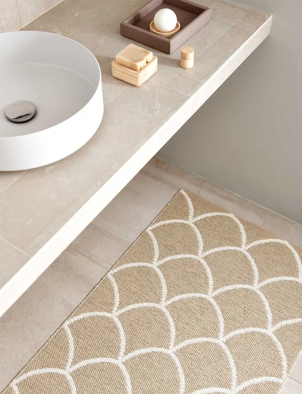 Kotte Teppe Sand/ Vanilla 70x300 cm